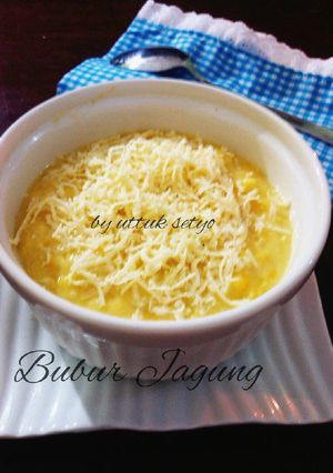 Foto resep bubur jagung 