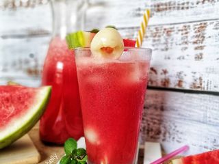 Tembikai Laici Soda #maratonraya #minuman