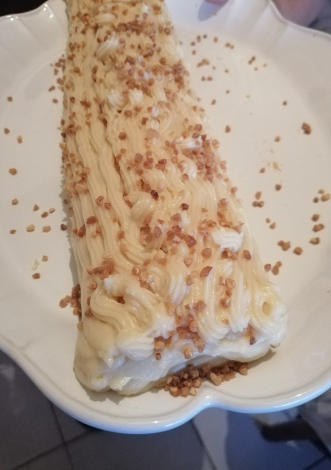 Una foto de Brazo de gitano de crema