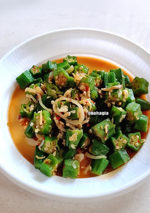 Foto resep Tumis Okra teri pedas