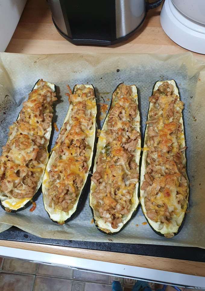 Una foto de Calabacines rellenos