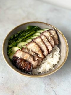 Foto resep Honey glaze pork belly