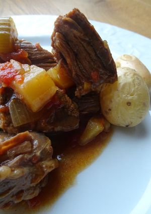 Une photo de Sauté de boeuf à la bière