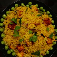 A picture of Paneer pulao.