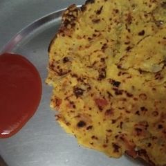A picture of Besan Chilla.