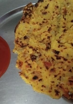 A picture of Besan Chilla.