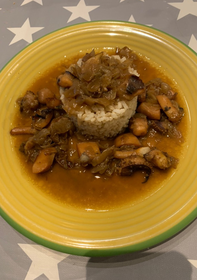 Una foto de Cachón encebollado