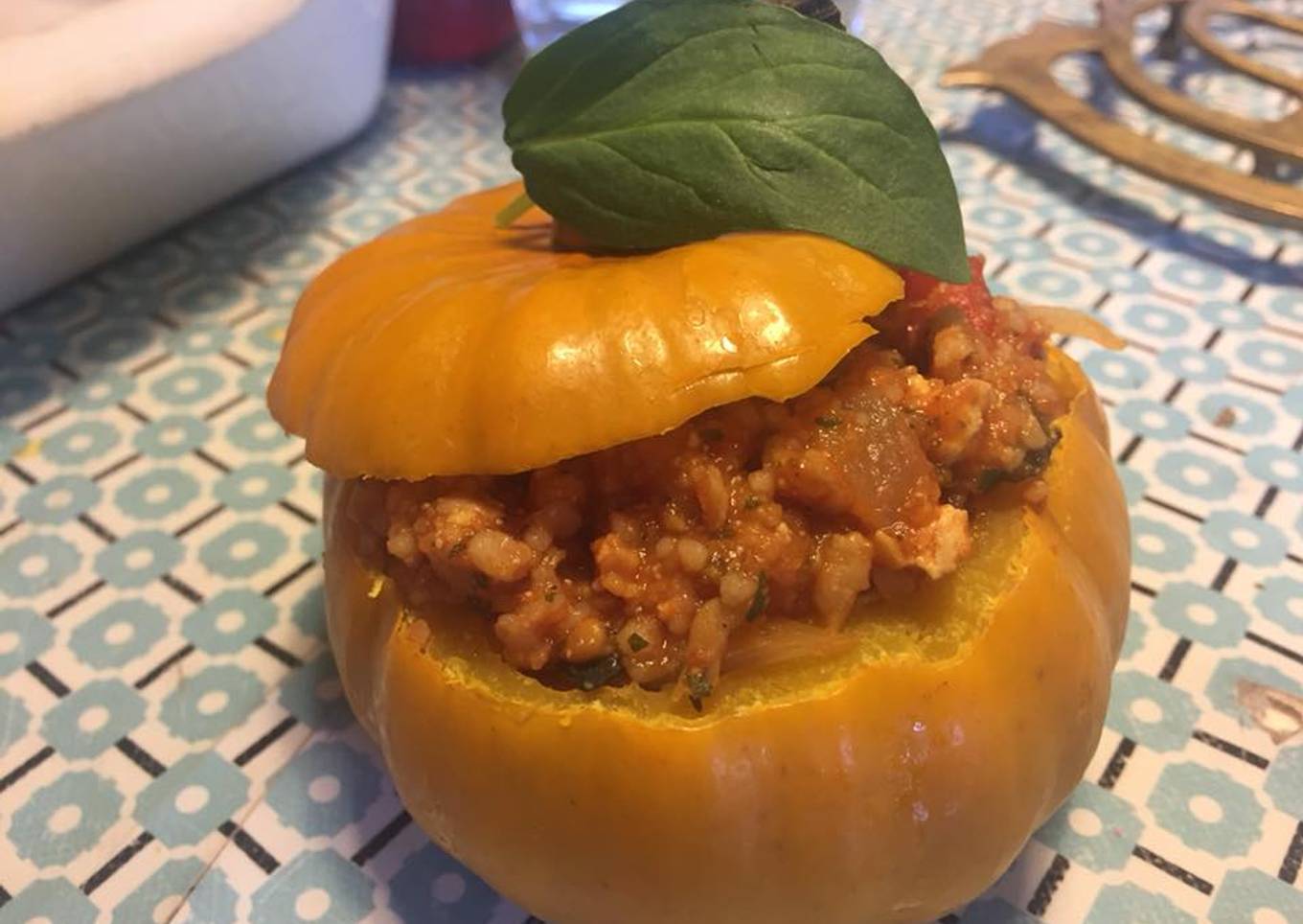 Mini-citrouille farcie