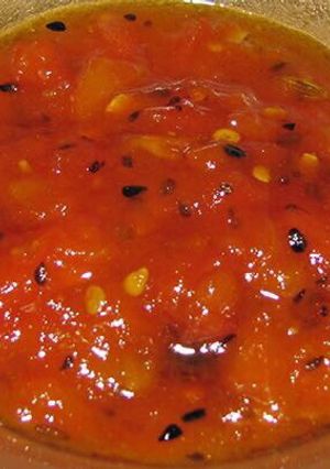 A picture of Tasty tomato chutney.