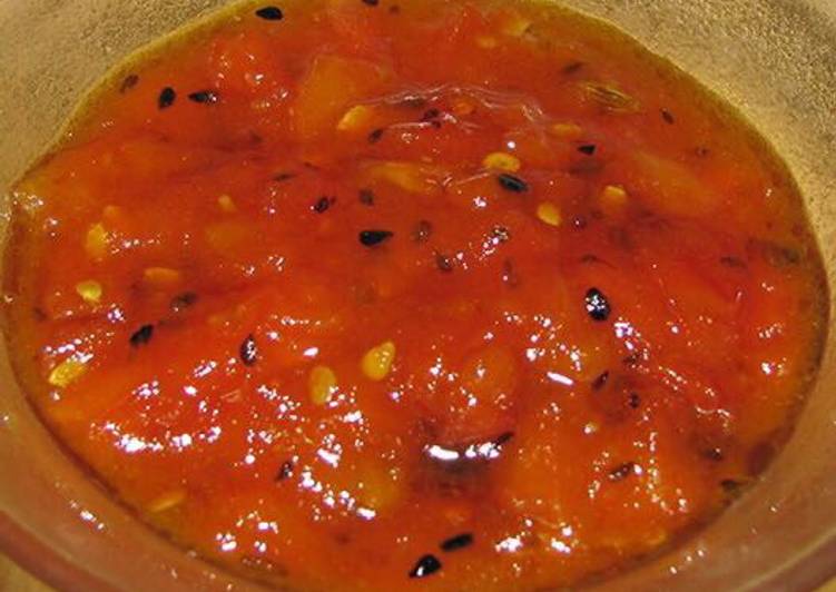 Steps to Make Homemade Tasty tomato chutney
