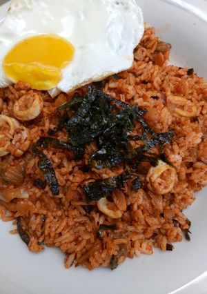 Foto resep Nasi Goreng Kimchi/Kimchi Bokkeum Bab