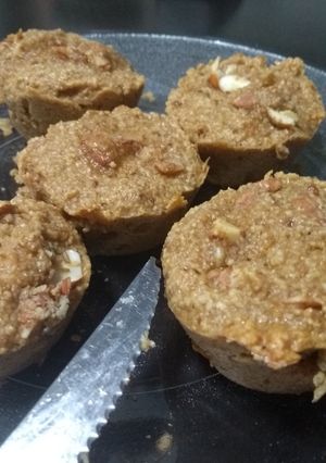 Una foto de Muffins de dátiles sin azúcar riquísimos
