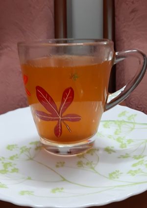 عکسی از دستور دم نوش سیب