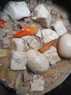 Foto resep Semur daging tahu telur sederhana