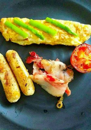 A picture of French Omelette.