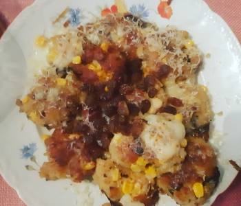 Without Fail Prepare Recipe Aloo and corn fried veg patties with cheese n kismis Restaurant Style