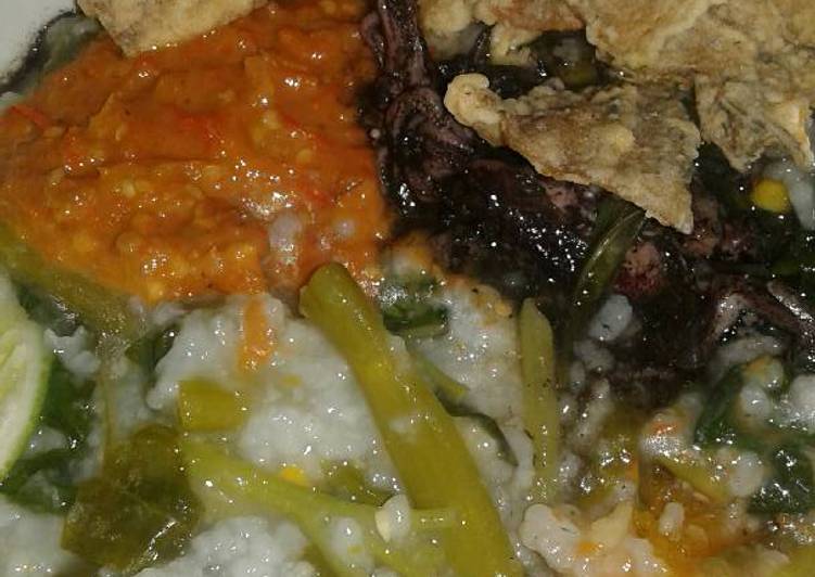 Bubur manado irit dan enak