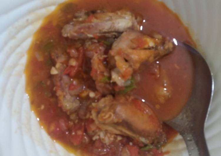 How to Prepare Super Quick Homemade Chicken stew #themechallenge #chicken