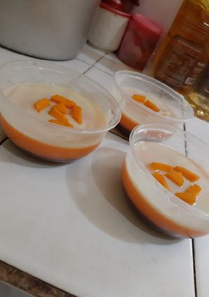 Foto resep Puding simple (mangga coklat)