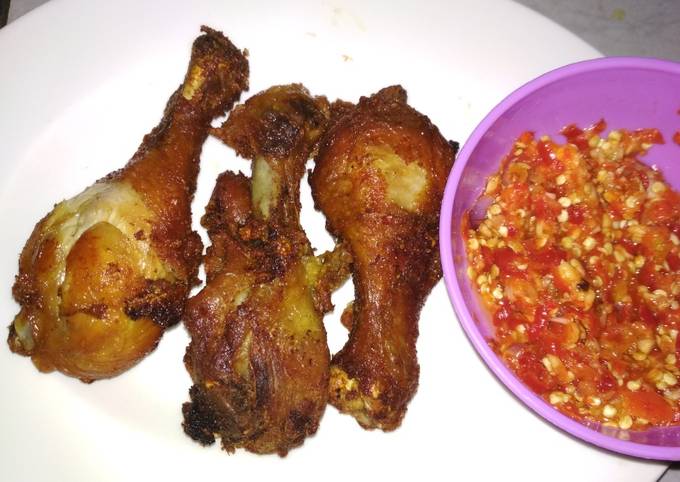 Ayam Gepuk sambal bawang endeuss Non msg