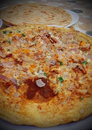 A picture of HashBrown Omlette.