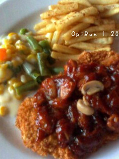 Foto resep Steak Ayam Crispy Saus BBQ