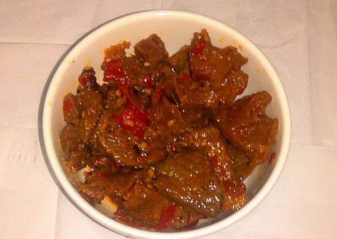 Daging Sapi semur pedas Sederhana#