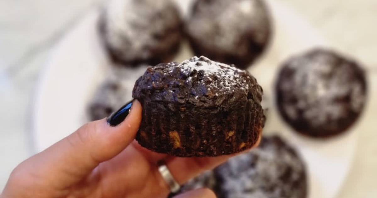 Muffin de banana y cacao Receta de Paola Belmonte De Maio Cookpad