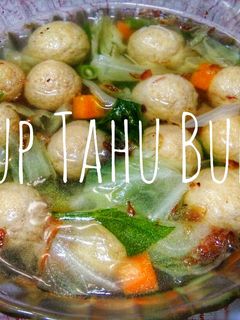 Foto resep Soup Tahu Bulat / Bola Tahu