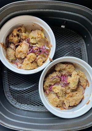 Zeller dödölle airfryerben recept fotója