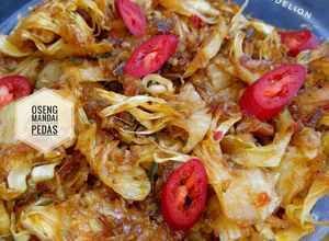 Foto resep Oseng Mandai (Kulit Cempedak) Udang Rebon Pedas #Dandelion