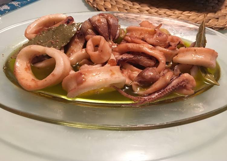 Calamares en aceite