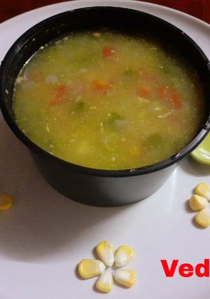 A picture of Sweet Corn Soup.