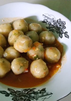 Foto resep Cilok isi abon kuah seuhah