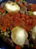 Papas Guisadas con "Carne🥩Y Verduras"