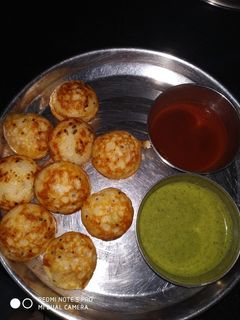 A picture of Vegetable paniyaram.