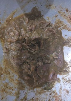 Foto resep Daging cabai hijau