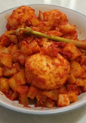 Foto resep Balado Kentang Telur
