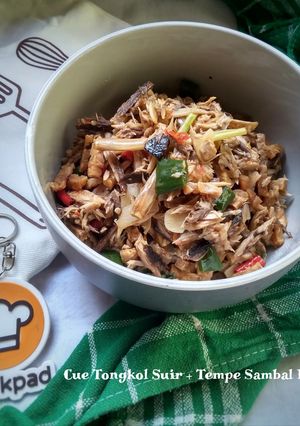 Foto resep Cue Tongkol Suir + Tempe Sambal Korek