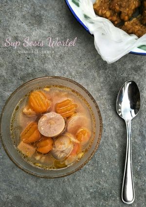 Foto resep Sup Sosis Wortel