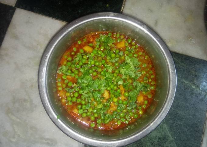 Easiest Way to Prepare Homemade Matar paneer