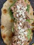 Tuna salad wrap lunch