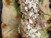 A picture of salad wrap