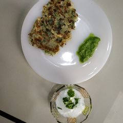 A picture of Sabudana Thepla.