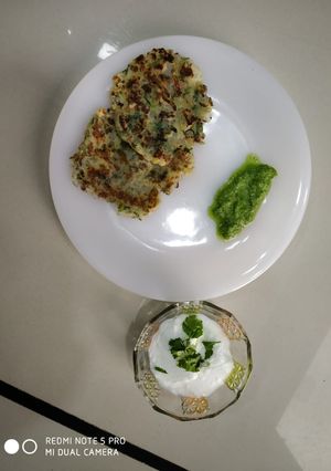 A picture of Sabudana Thepla.