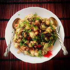 A picture of Oats Cornflakes Chaat Fast.