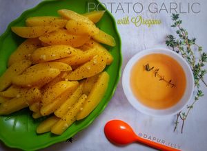 Foto resep POTATO GARLIC with Oregano