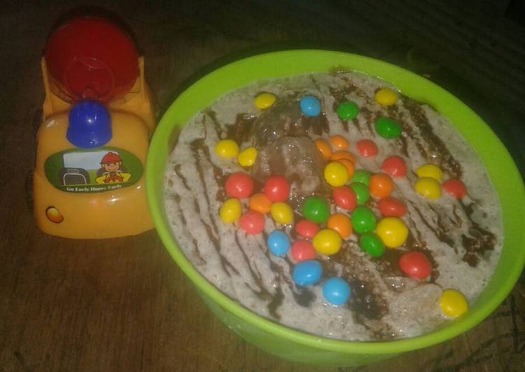 Resep Es blender coklat warna warni Anti Gagal