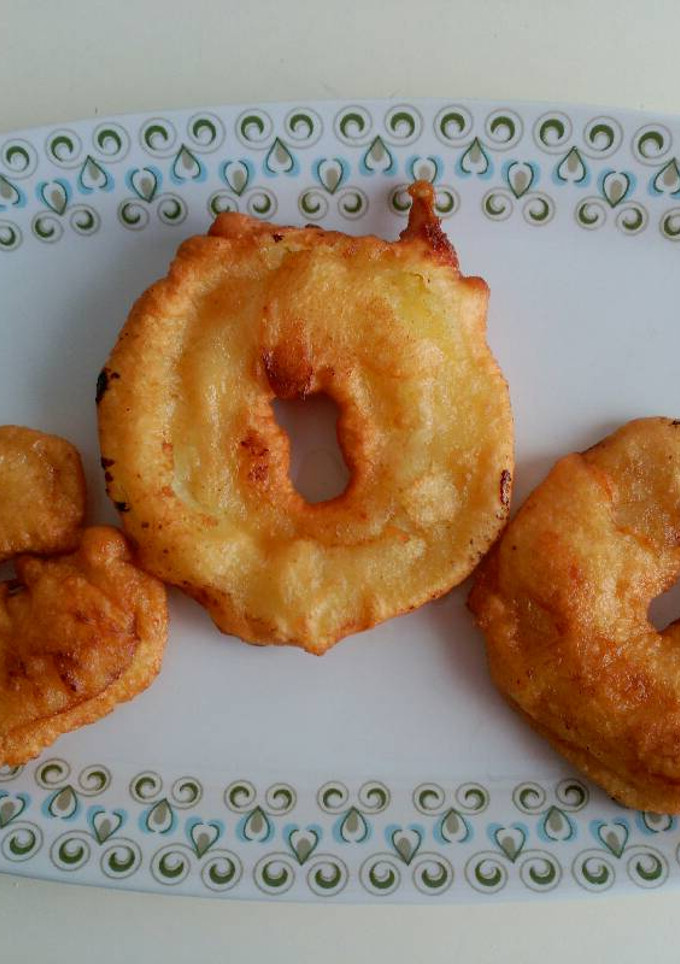 Una foto de Manzanas rebozadas