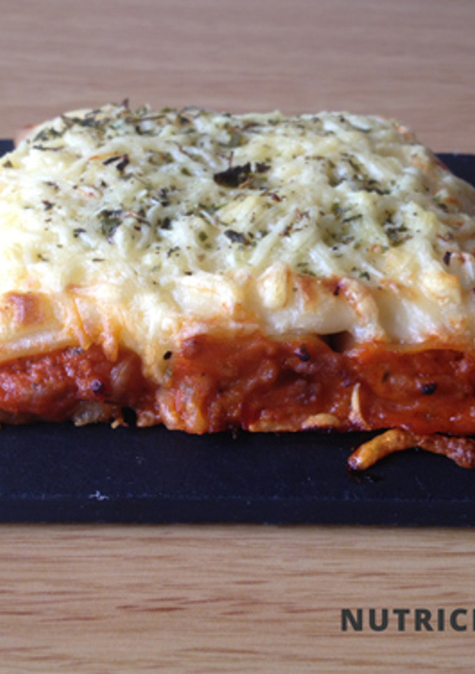 Una foto de Canelones de carne con bechamel